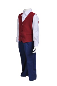 SU183 kid school suits tailor made uniform design choice supplier hk